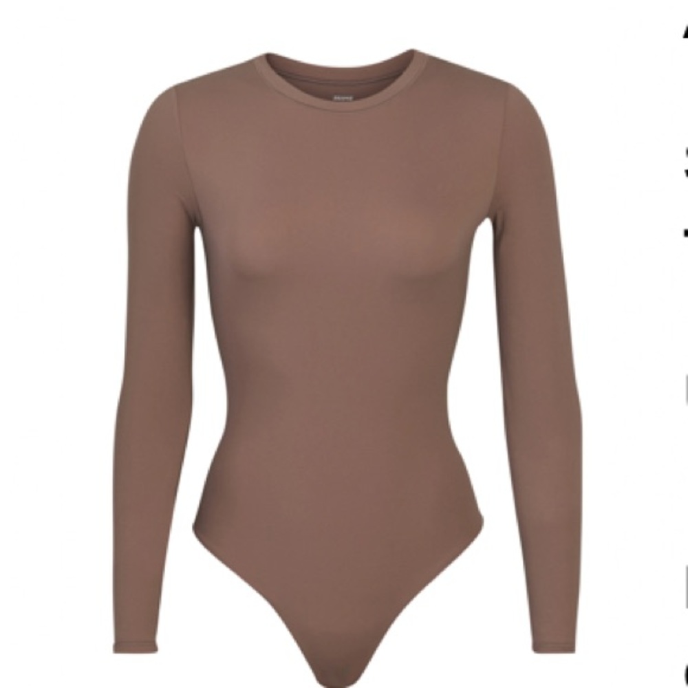 SKIMS Umber Thong Bodysuit (new with tags!)